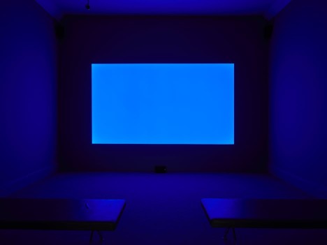 Derek Jarman, <em>Blue</em>, 1993, installation view at IMMA, Dublin