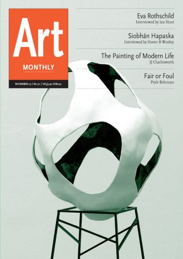 Art Monthly : Magazine : Issue : 311 November 2007